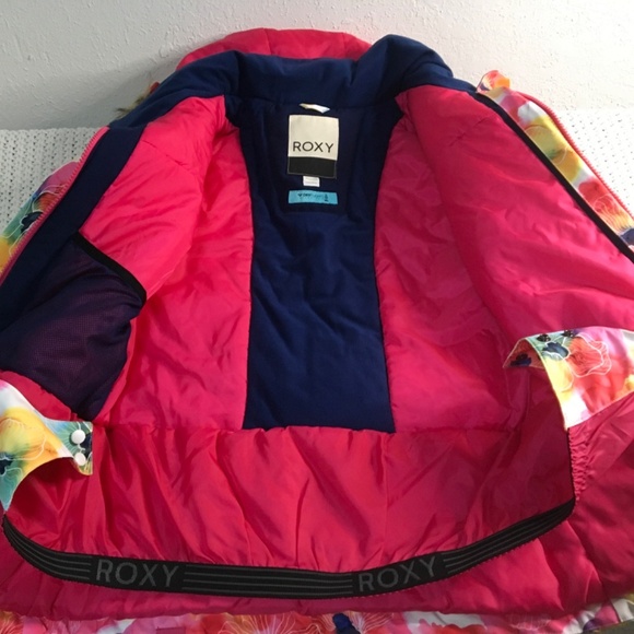 Roxy Multicolor Floral Kids Jacket - Picture 4 of 6